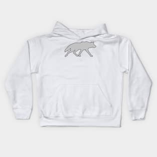 Grey Wolf Kids Hoodie